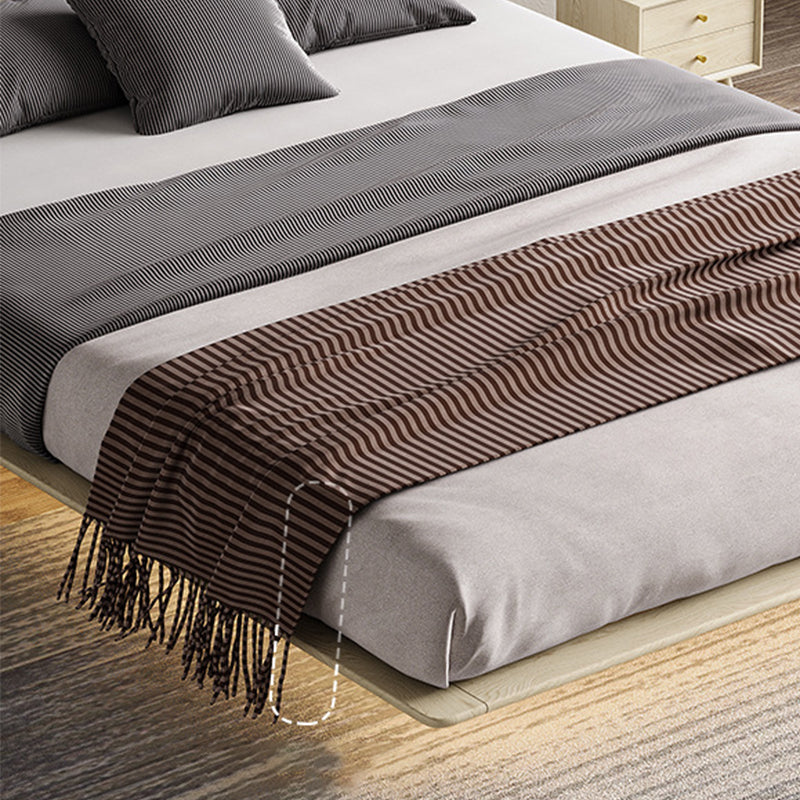 Cadre de plate-forme moderne de 85,43 pouces de large lit au milieu du siècle