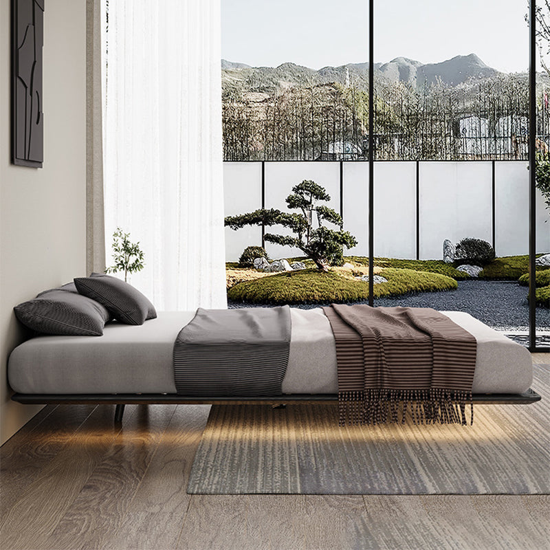 Cadre de plate-forme moderne de 85,43 pouces de large lit au milieu du siècle