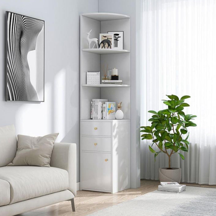 Armoire à accent moderne avec porte et tiroirs et étagères armoire