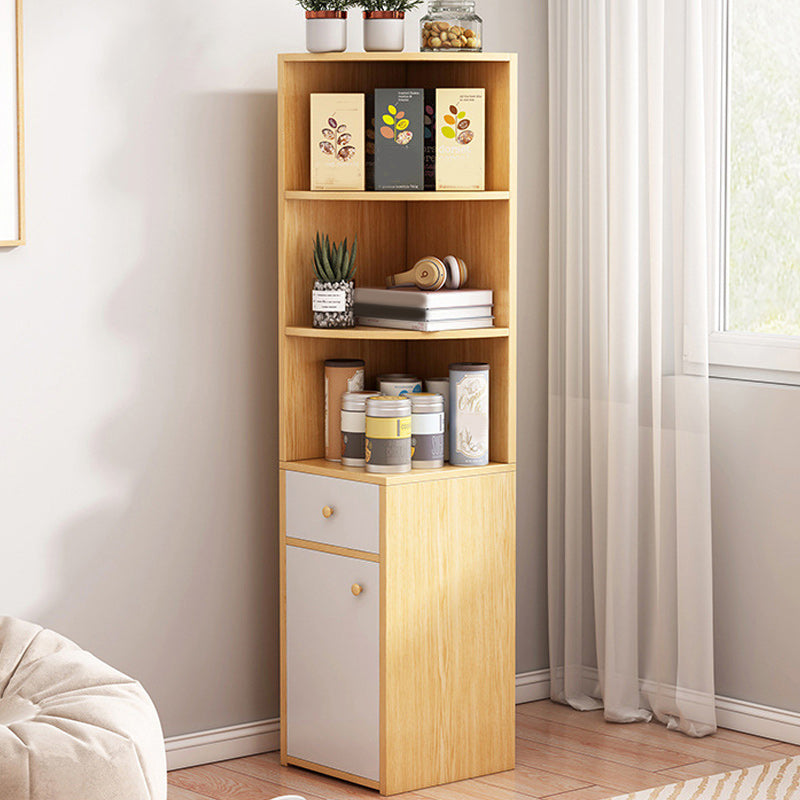 Armoire à accent moderne avec porte et tiroirs et étagères armoire