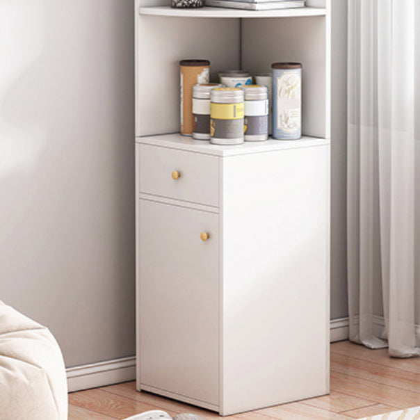 Armoire à accent moderne avec porte et tiroirs et étagères armoire