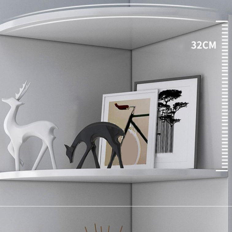 Armoire à accent moderne avec porte et tiroirs et étagères armoire