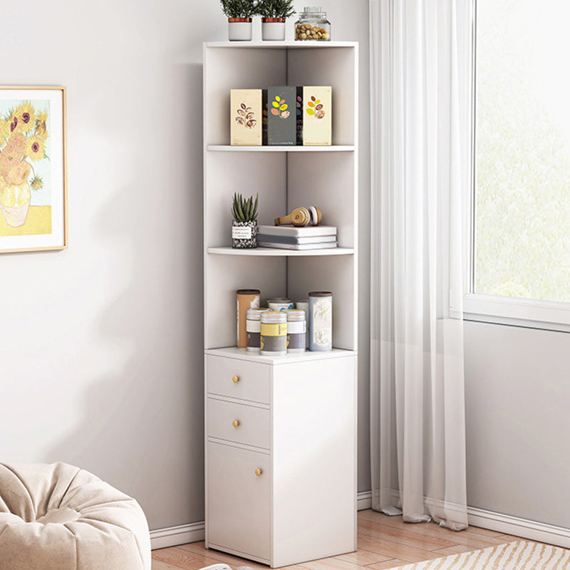 Armoire à accent moderne avec porte et tiroirs et étagères armoire