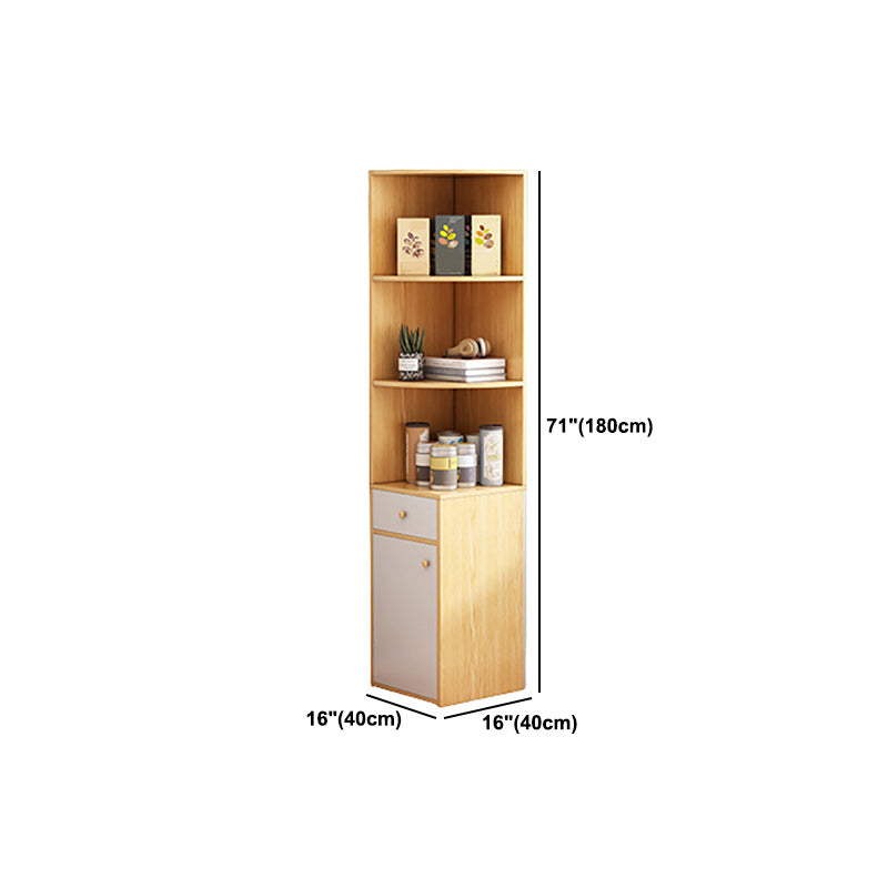 Armoire à accent moderne avec porte et tiroirs et étagères armoire