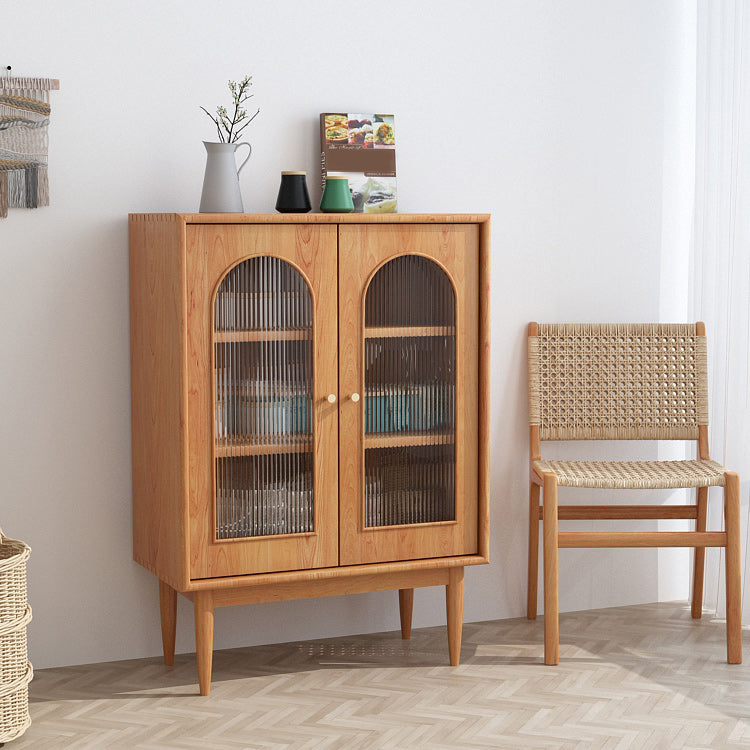 Mid-Century Modern Rectangle Accent Cabinet with Straight Legs