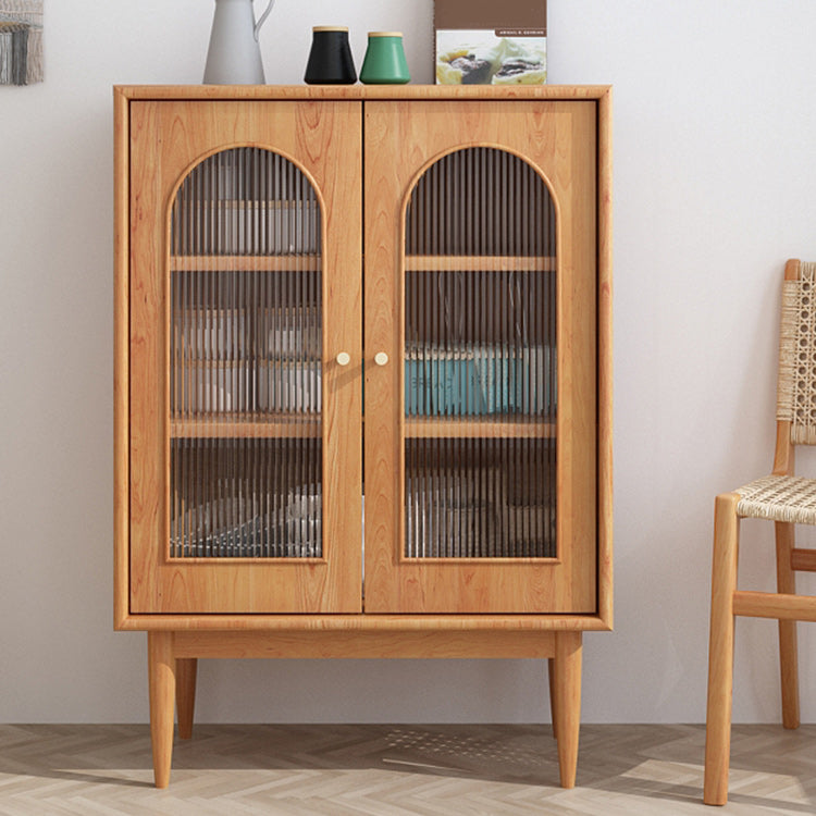 Mid-Century Modern Rectangle Accent Cabinet with Straight Legs