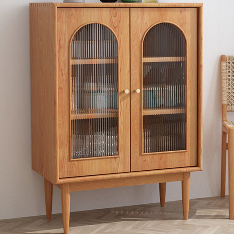 Mid-Century Modern Rectangle Accent Cabinet with Straight Legs