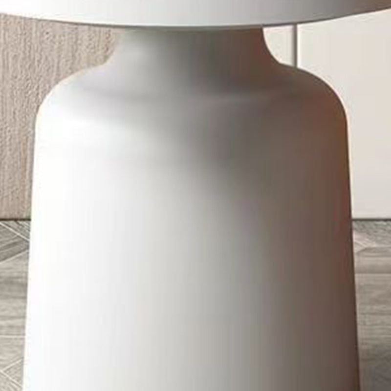 Mid-Century Iron Coffee Table Pedestal Round Tray Top Cocktail Table Set Clearhalo 'Coffee & Accent Tables' 'Coffee Tables' 'coffee_tables' 'furn' 'furn_coffee_tables' 'Furniture' 'Living Room Furniture' 5995130