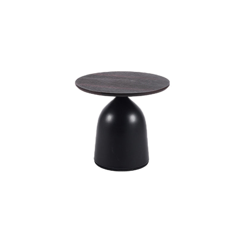 Tavolino minimalista top in pietra rotonda 2 pezzi tavolo da cocktail