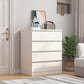 Modern Wood Accent Chest with Drawers Rectangle Chest 23.62" Long 24"L x 16"W x 35"H White 4 Clearhalo 'Cabinets & Chests' 'cabinets_chests' 'furn' 'furn_cabinets_chests' 'Furniture' 'Living Room Furniture' 5995335
