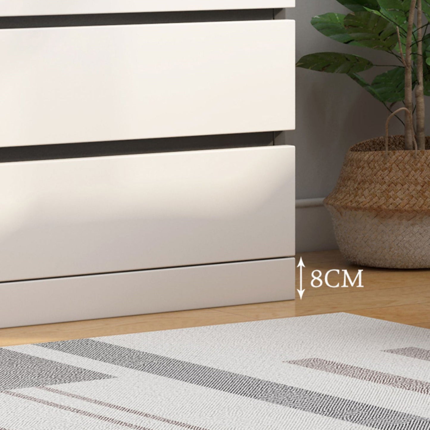 Modern Wood Accent Chest with Drawers Rectangle Chest 23.62" Long Clearhalo 'Cabinets & Chests' 'cabinets_chests' 'furn' 'furn_cabinets_chests' 'Furniture' 'Living Room Furniture' 5995339