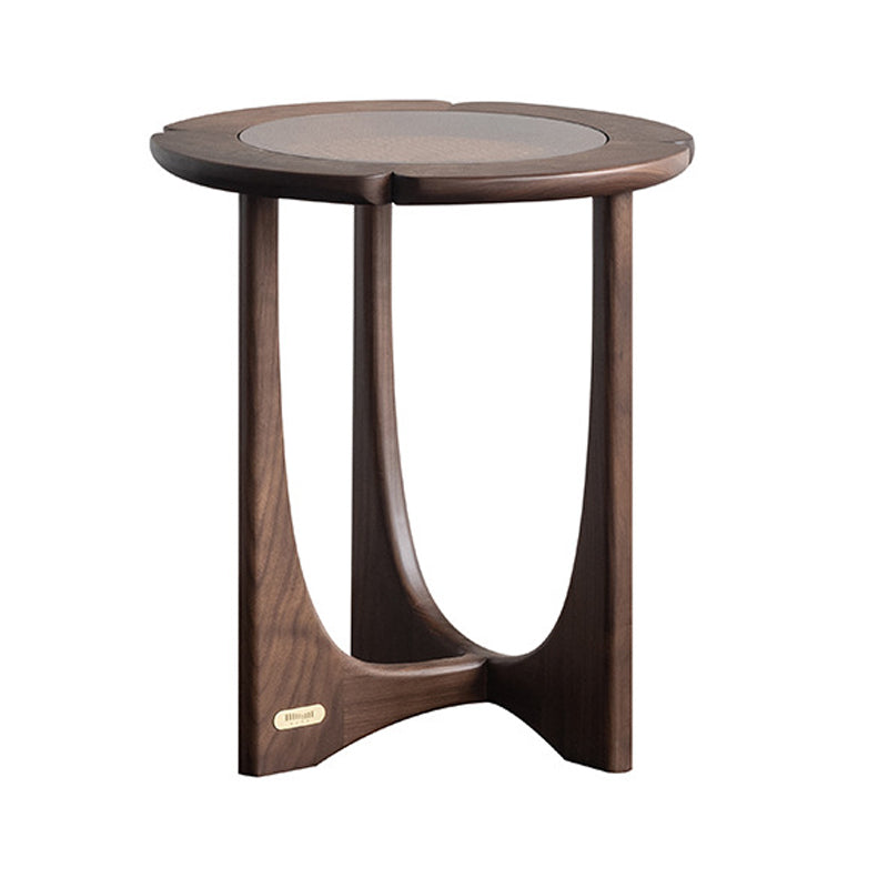 Tavolino da cocktail al caffè con le gambe incrociate con tavolino contemporaneo