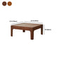 4 Legs Wooden Coffee Table Tray Top Brone Coffee Table 15.7" High