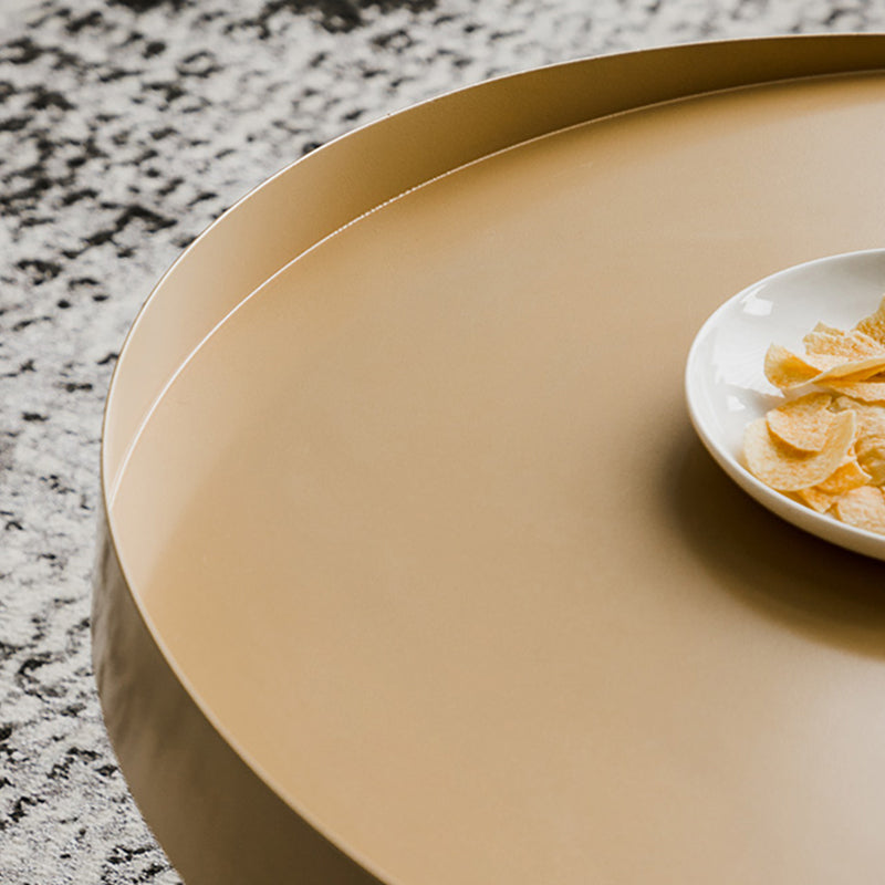 メタルラウンドコーヒーテーブルミッドセンチュリーモダン4脚カクテルテーブル