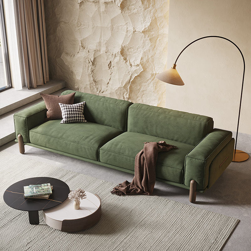 Canapé moderne en velours côtelet