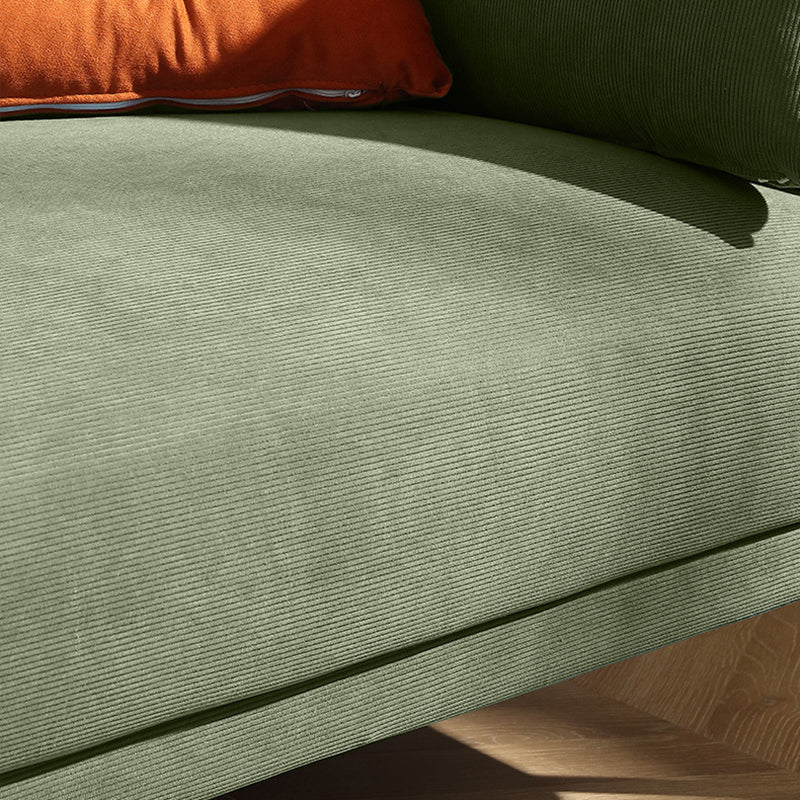 Canapé moderne en velours côtelet