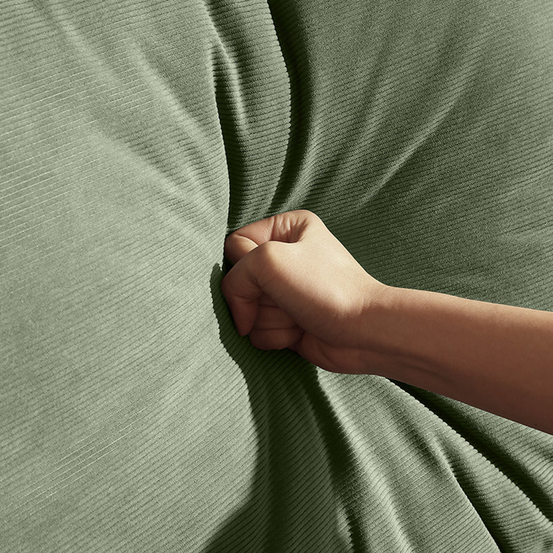 Canapé moderne en velours côtelet