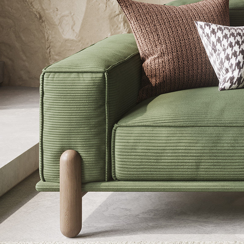 Canapé moderne en velours côtelet