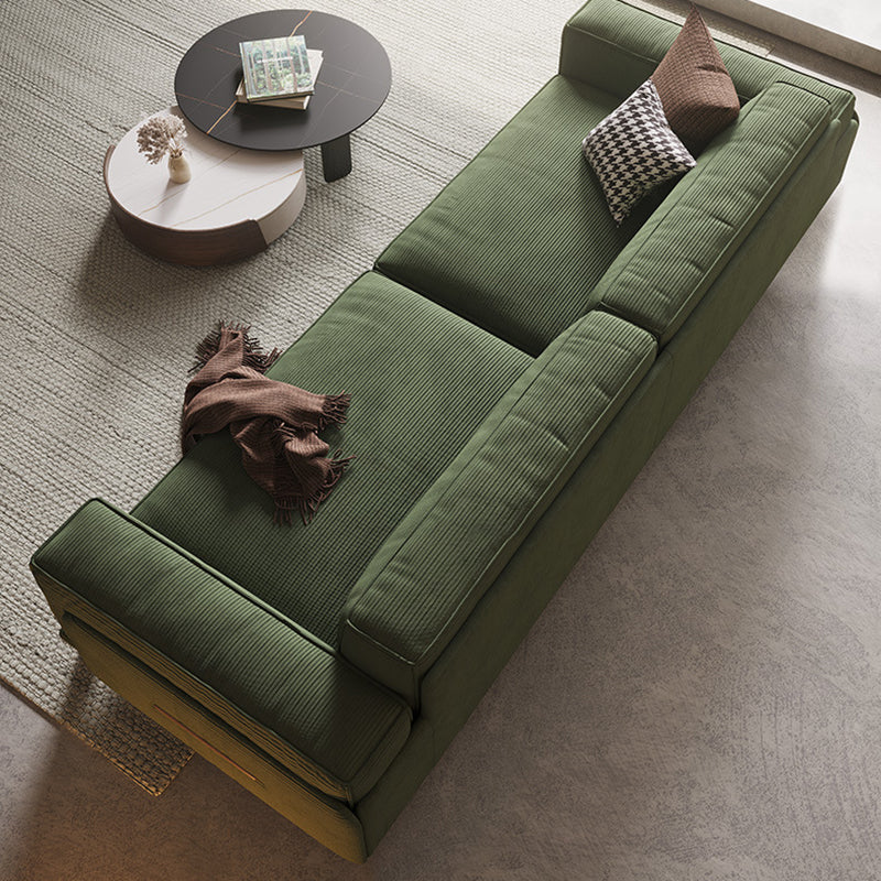 Canapé moderne en velours côtelet