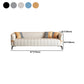 Contemporain 225,6 "H FAUX CUIR TUXEDO ARRAL SOFA pour le salon