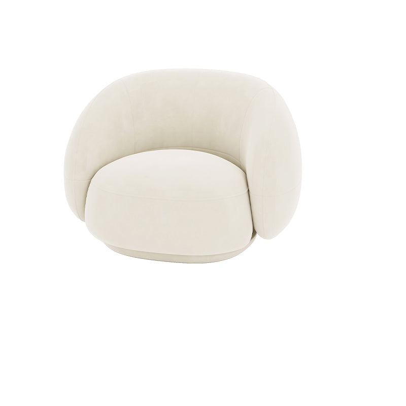 Sofá de brazo de pendiente de terciopelo contemporáneo de 23.62 "para sala de estar para sala de estar