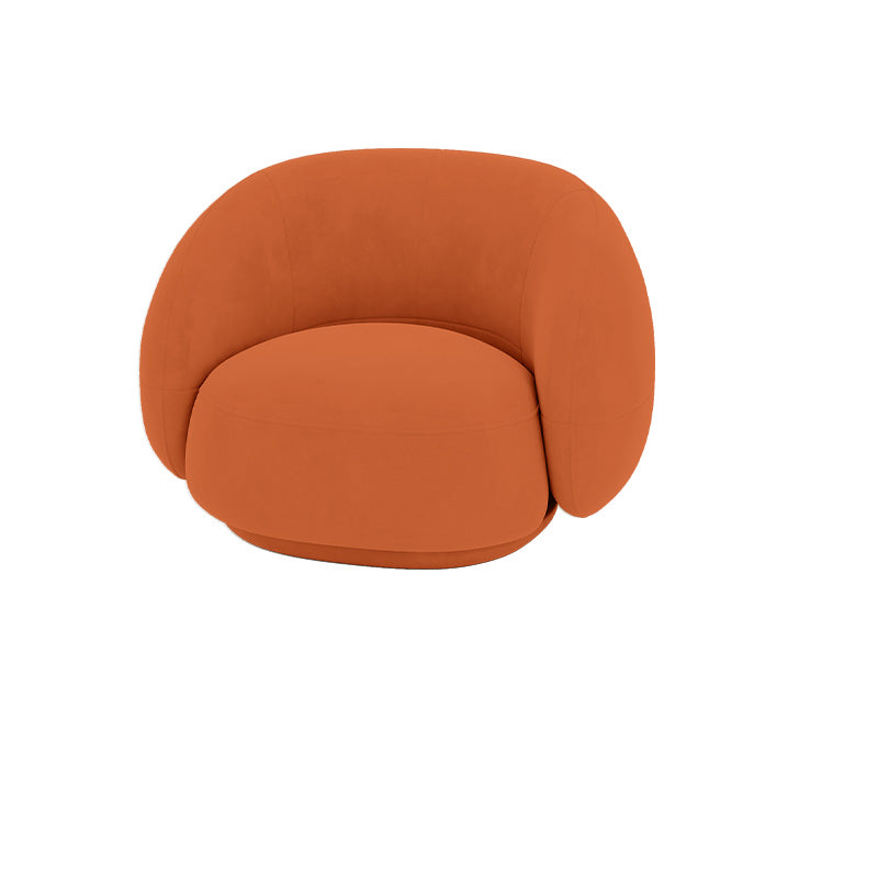 Sofá de brazo de pendiente de terciopelo contemporáneo de 23.62 "para sala de estar para sala de estar