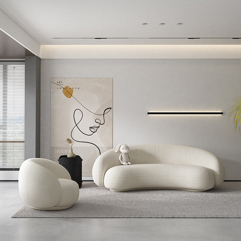 Sofá de brazo de pendiente de terciopelo contemporáneo de 23.62 "para sala de estar para sala de estar