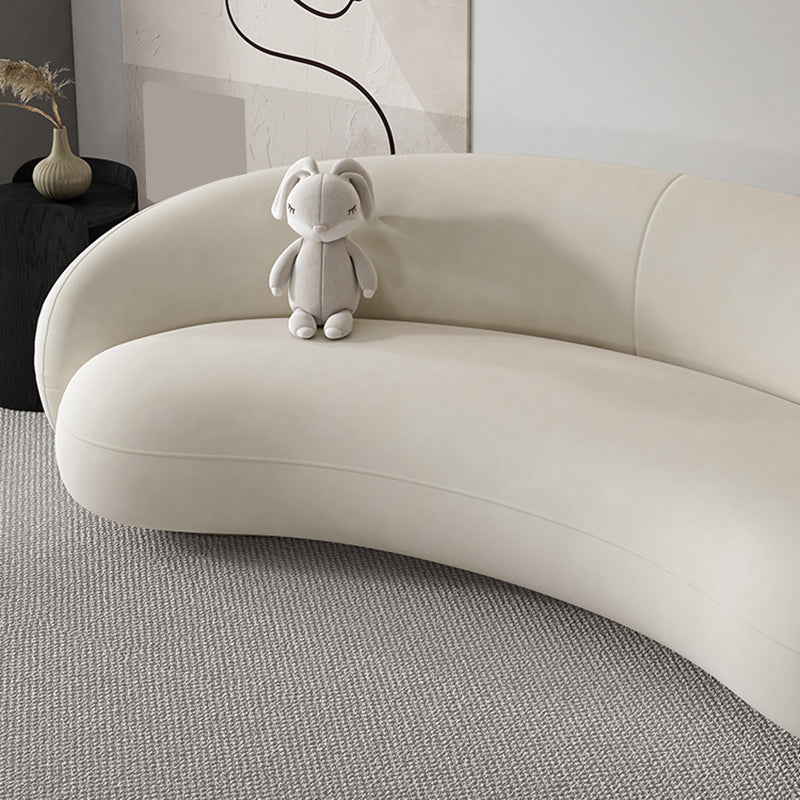 Sofá de brazo de pendiente de terciopelo contemporáneo de 23.62 "para sala de estar para sala de estar