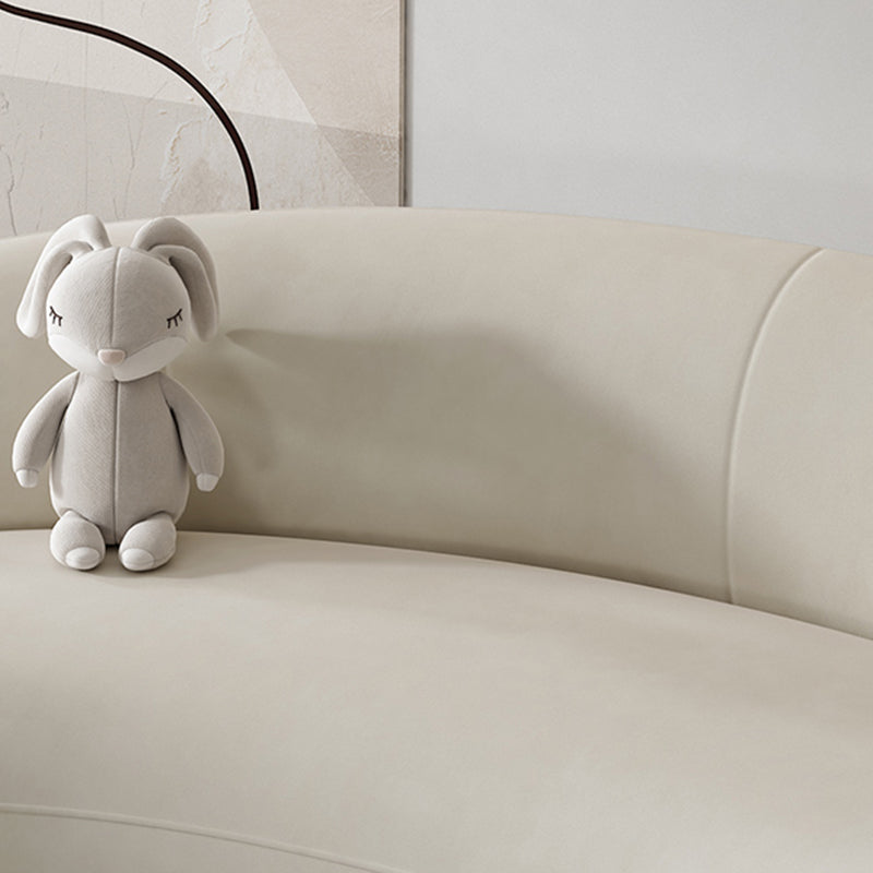 Sofá de brazo de pendiente de terciopelo contemporáneo de 23.62 "para sala de estar para sala de estar