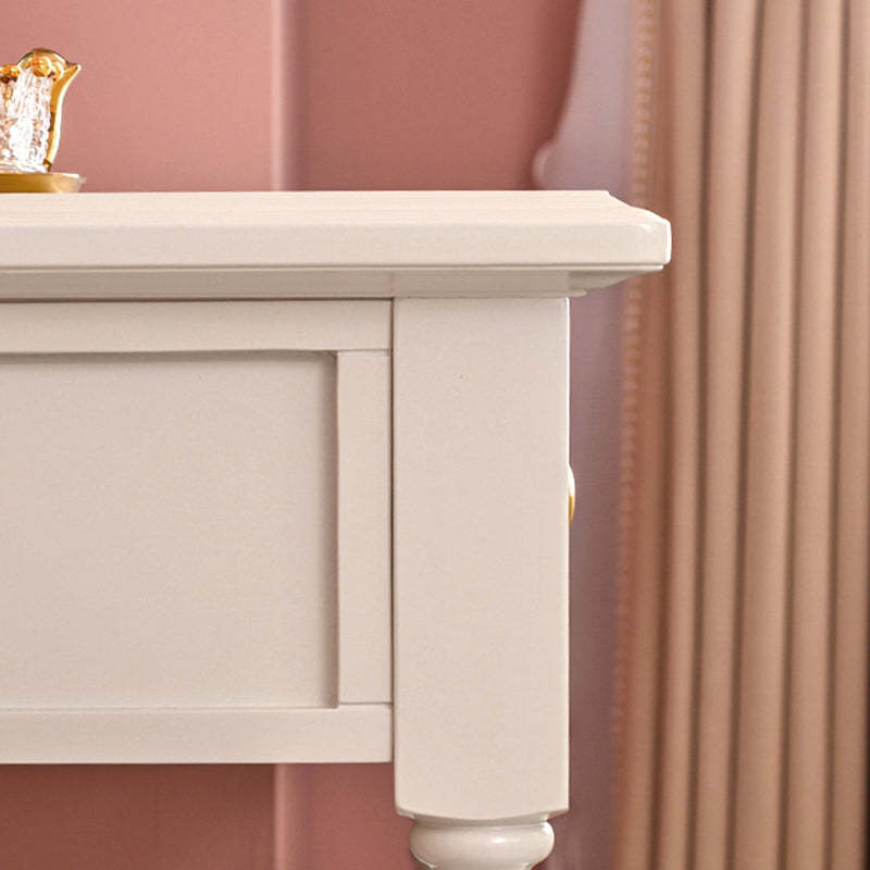 鏡付きの明るい白い灰の虚栄心17.71 "2つの引き出し付きの幅の虚栄心