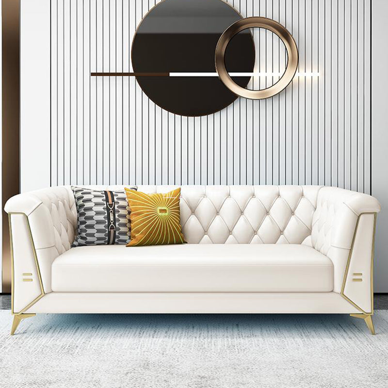 28,7 "H H 3 places en cuir faux en cuir tufté SANGE ARME POUR LE SOIR