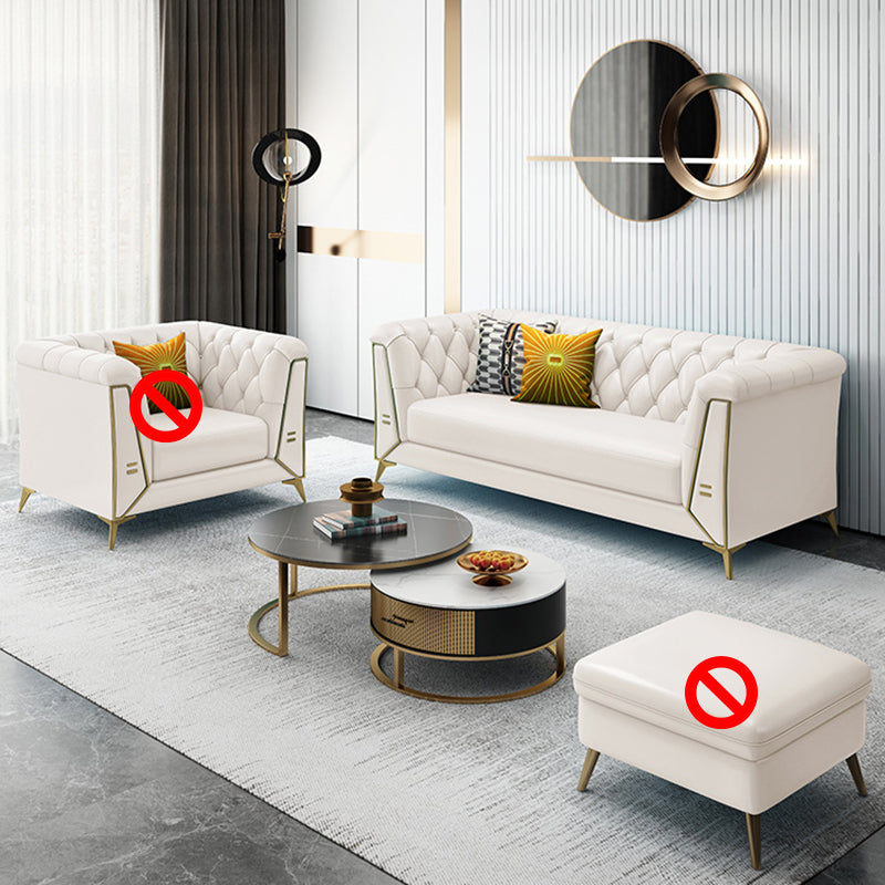 28,7 "H H 3 places en cuir faux en cuir tufté SANGE ARME POUR LE SOIR