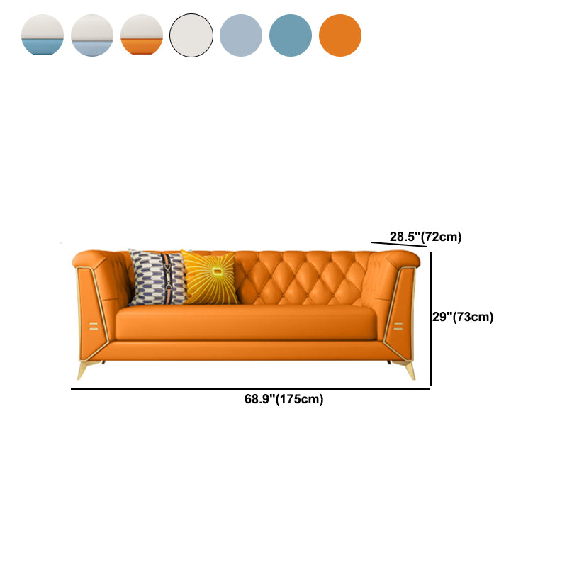 28,7 "H H 3 places en cuir faux en cuir tufté SANGE ARME POUR LE SOIR