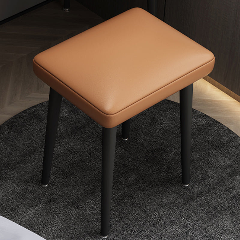 Vanity Stone Makeup Dressing Table Stool Set with 2 Drawers - 31.1" H Clearhalo 'Bedroom Furniture' 'furn' 'furn_makeup_vanities' 'Furniture' 'Makeup Vanities' 'makeup_vanities' 5995950