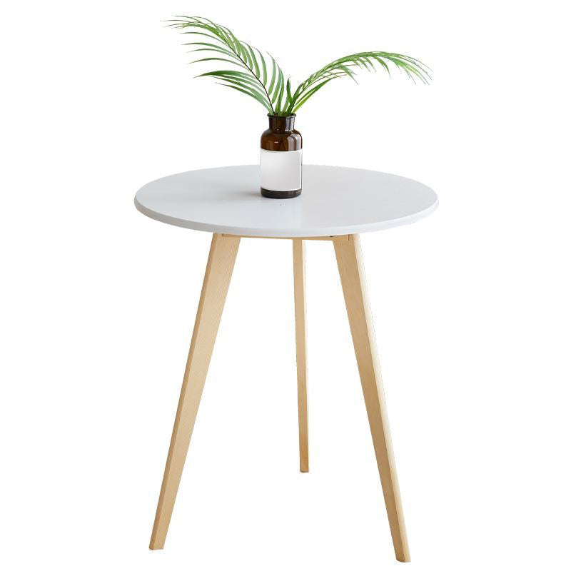 Tavolo da estremità laterale in stile contemporaneo a 3 gambe rotonde divano tavolo accento laterale