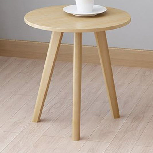 Tavolo da estremità laterale in stile contemporaneo a 3 gambe rotonde divano tavolo accento laterale