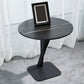 20.47" Tall Contemporary Style Side End Table Metal Pedestal Round Sofa Side Accent Table
