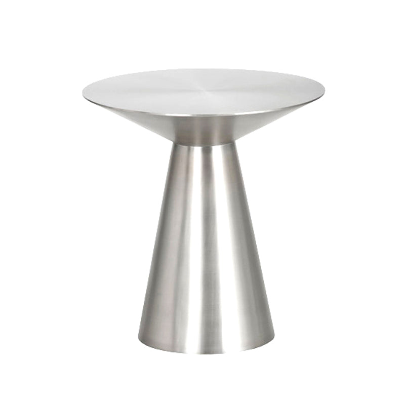 22,24 "tavolo laterale rotondo alto alto tavolo da piedistallo in acciaio inossidabile