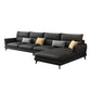 Hedendaags stationair faux leer verzonken armbank chaise