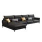 Hedendaags stationair faux leer verzonken armbank chaise