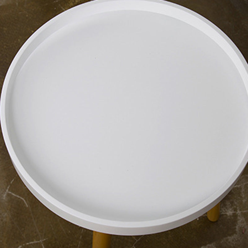 19.69 inch Wide Scandinavian Sofa Side Accent Table Wooden 3 Legs Round Side End Table Clearhalo 'Coffee & Accent Tables' 'End & Side Tables' 'end_side_tables' 'furn' 'furn_end_side_tables' 'Furniture' 'Living Room Furniture' 5996184