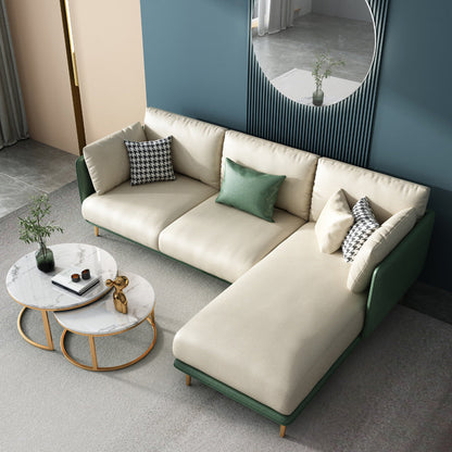 Nordic carré bras faux cuir oreillers de salon canapé chaise