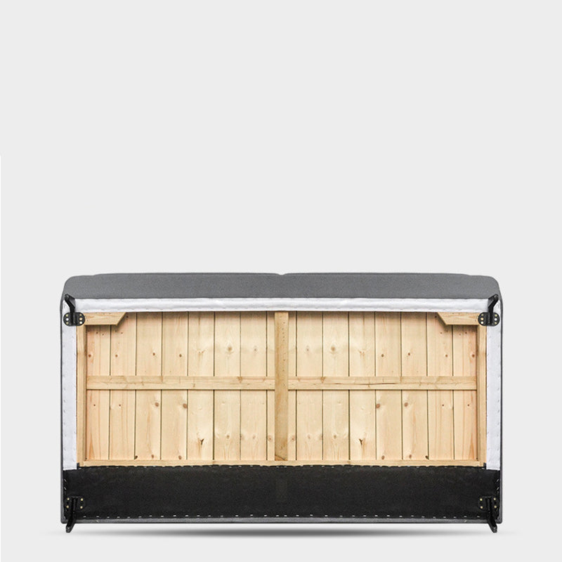 Nordic carré bras faux cuir oreillers de salon canapé chaise