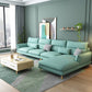 Contemporary Flared Arm Stationary Living Room Cushions Sofa Chaise Green Right Clearhalo 'furn' 'furn_sectionals' 'Furniture' 'Living Room Furniture' 'Sectionals' 5996225