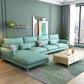 Contemporary Flared Arm Stationary Living Room Cushions Sofa Chaise Green Left Clearhalo 'furn' 'furn_sectionals' 'Furniture' 'Living Room Furniture' 'Sectionals' 5996237