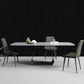 Rectangular Sintered Stone Dining Table Modern Dining Table with Metal Base Clearhalo 'Dining Tables & Seating' 'Dining Tables' 'dining_table' 'furn' 'furn_dining_table' 'Furniture' 'Kitchen & Dining Furniture' 5996621