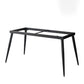 Rectangle Dining Table Industrial Stone Dining Table with 4 Legs