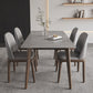 Rectangle Dining Table Mid-Century Modern Dining Table with Solid Wood Base