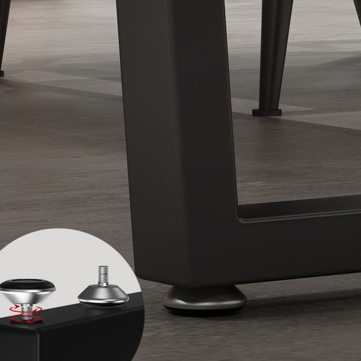 Kiefer Massivholz Esstisch Rechteck Esstisch mit doppelter Sockel