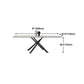 Rectangle Dining Table Industrial Stone Table in White for Dining Room Clearhalo 'Dining Tables & Seating' 'Dining Tables' 'dining_table' 'furn' 'furn_dining_table' 'Furniture' 'Kitchen & Dining Furniture' 5997044